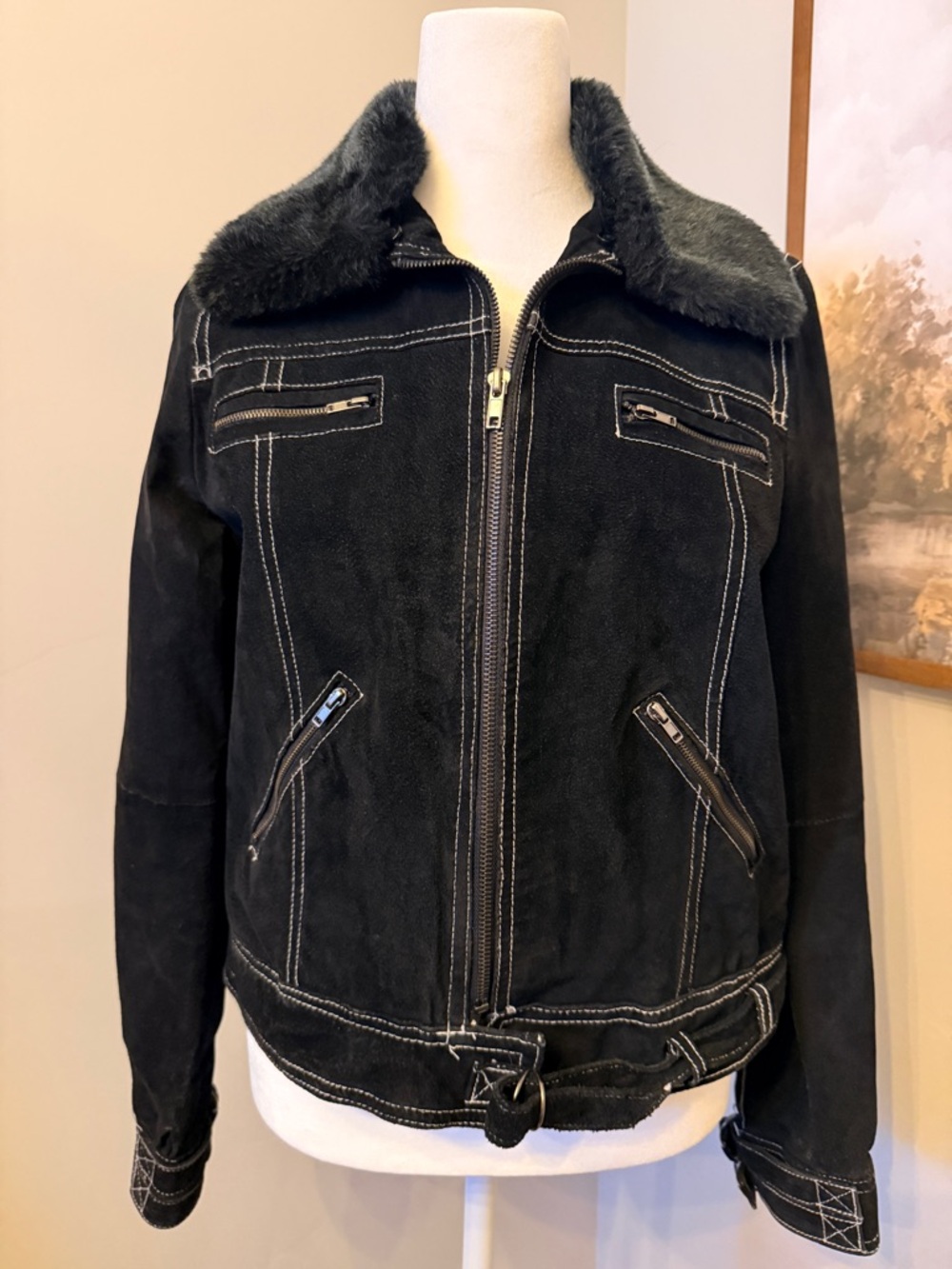 Black Genuine Leather Jacket